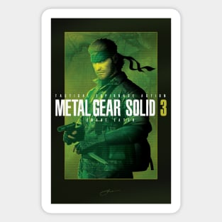 Metal Gear Solid 3 "Naked Snake" Poster Sticker